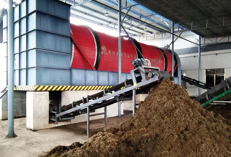 糟渣烘干機應(yīng)用現(xiàn)場